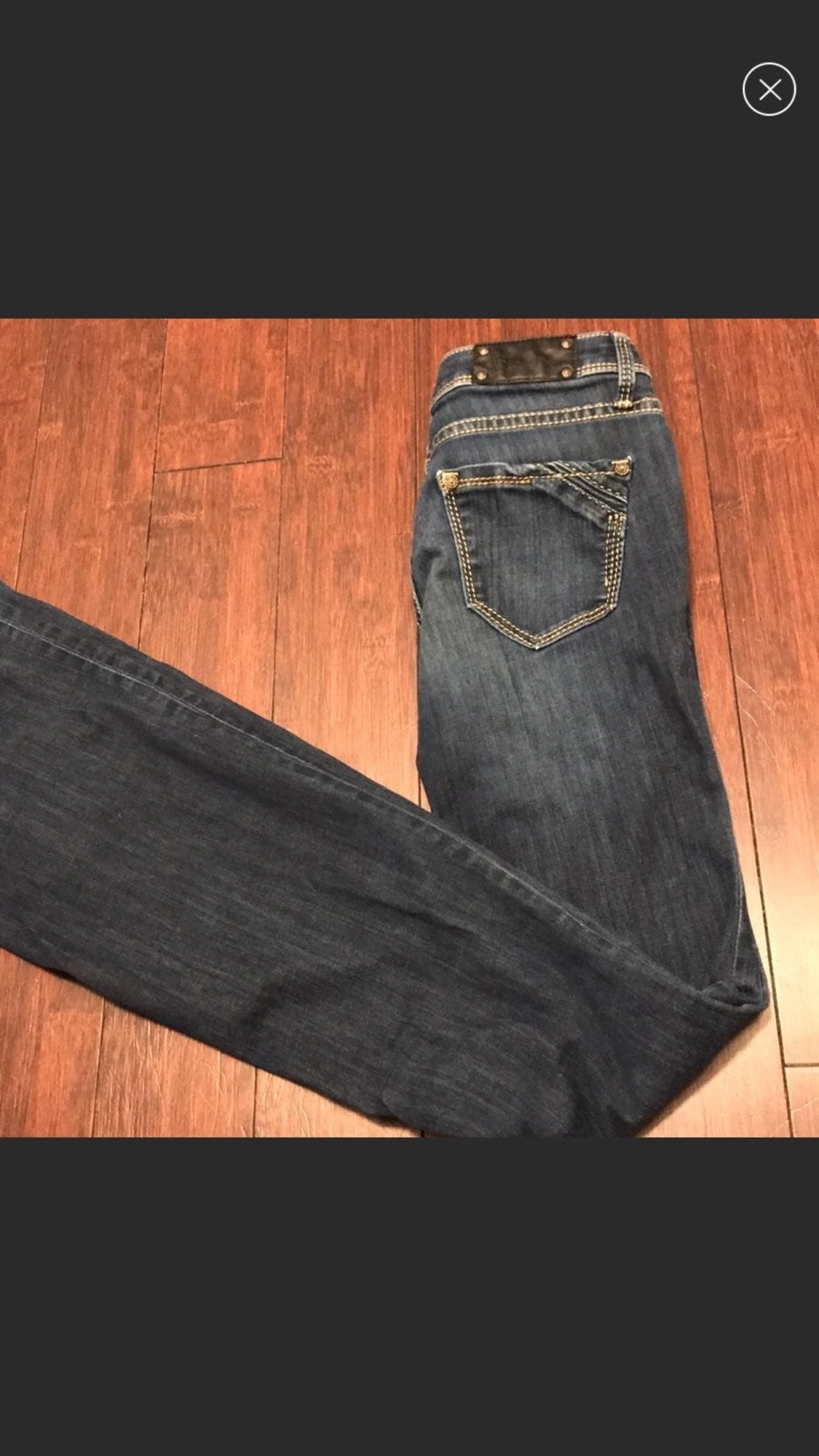 Buckle black jeans