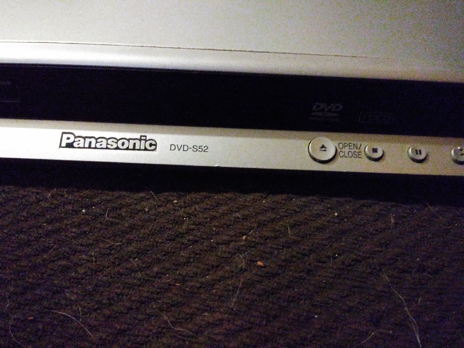 Panasonic DVD-S52 DVD/CD PLAYER AND RECO