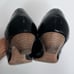 Prada Calzature vintage Black Patent Leather Buffalo city low heels Size 36 1/2
