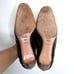 Prada Calzature vintage Black Patent Leather Buffalo city low heels Size 36 1/2