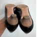 Prada Calzature vintage Black Patent Leather Buffalo city low heels Size 36 1/2