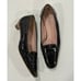 Prada Calzature vintage Black Patent Leather Buffalo city low heels Size 36 1/2