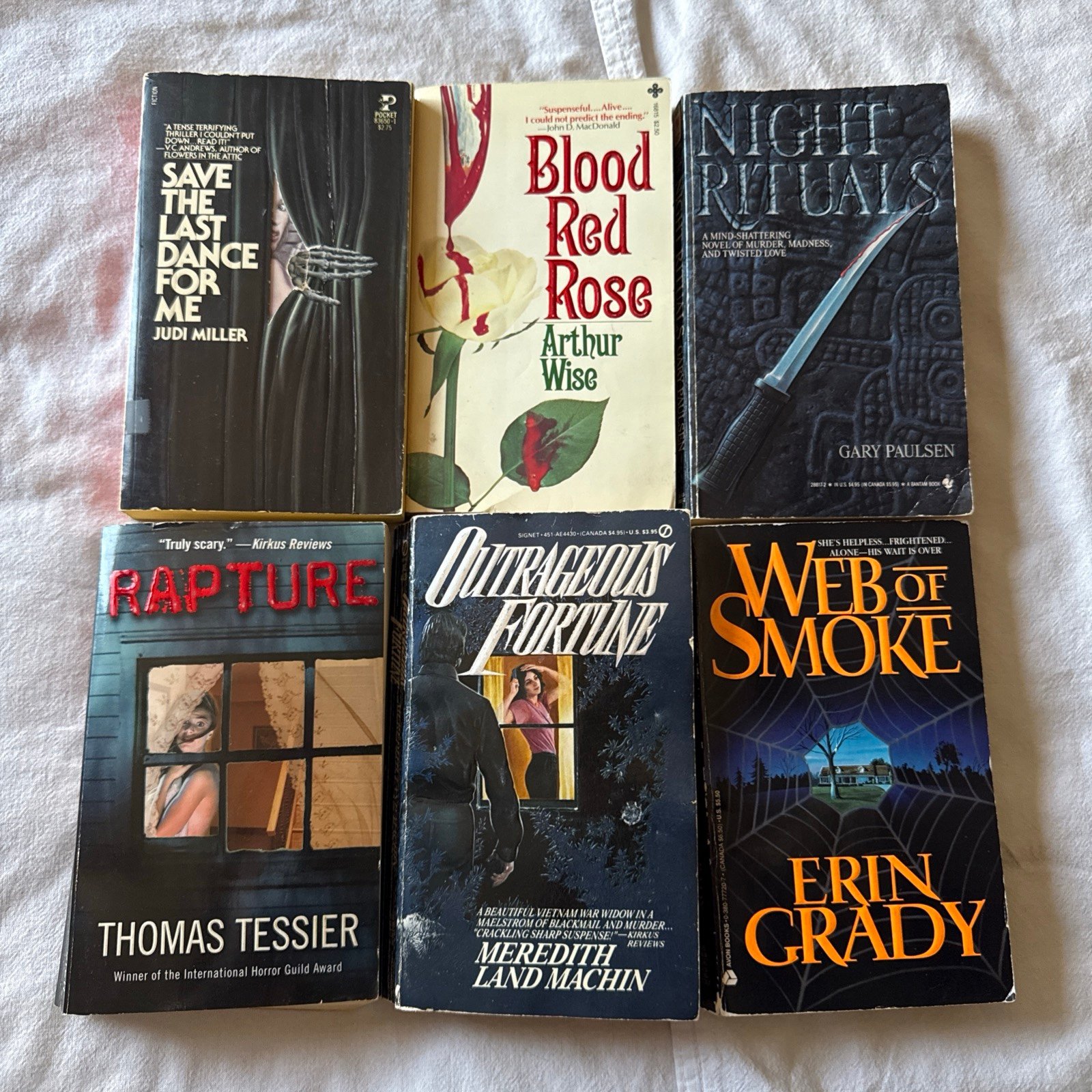 Fair Condition, Full Terror – 80s/90s Killer Thriller Paperback Lot x6