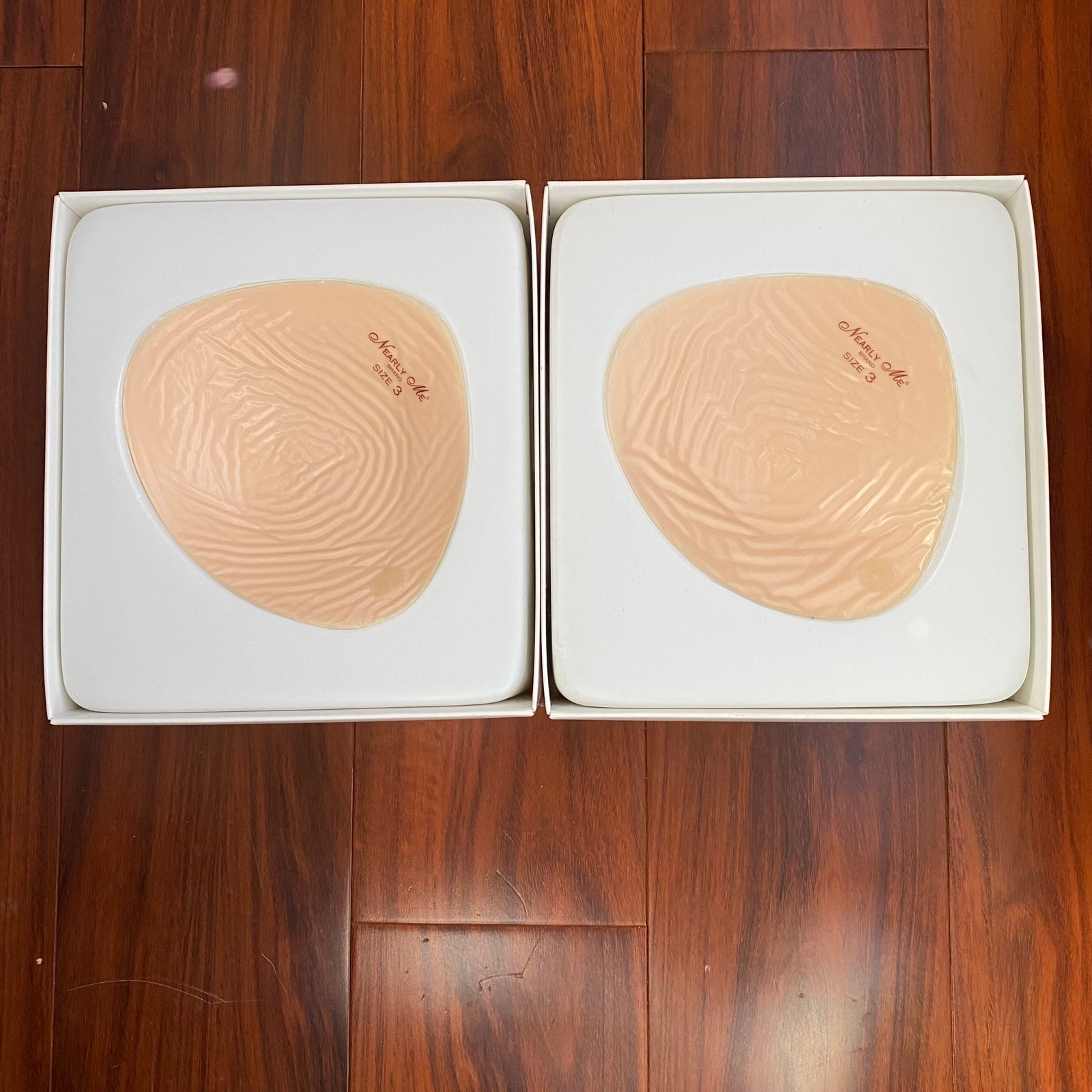 Nearly Me Basic Extra Light Weight Triangle Silicone Breast Forms Size 3