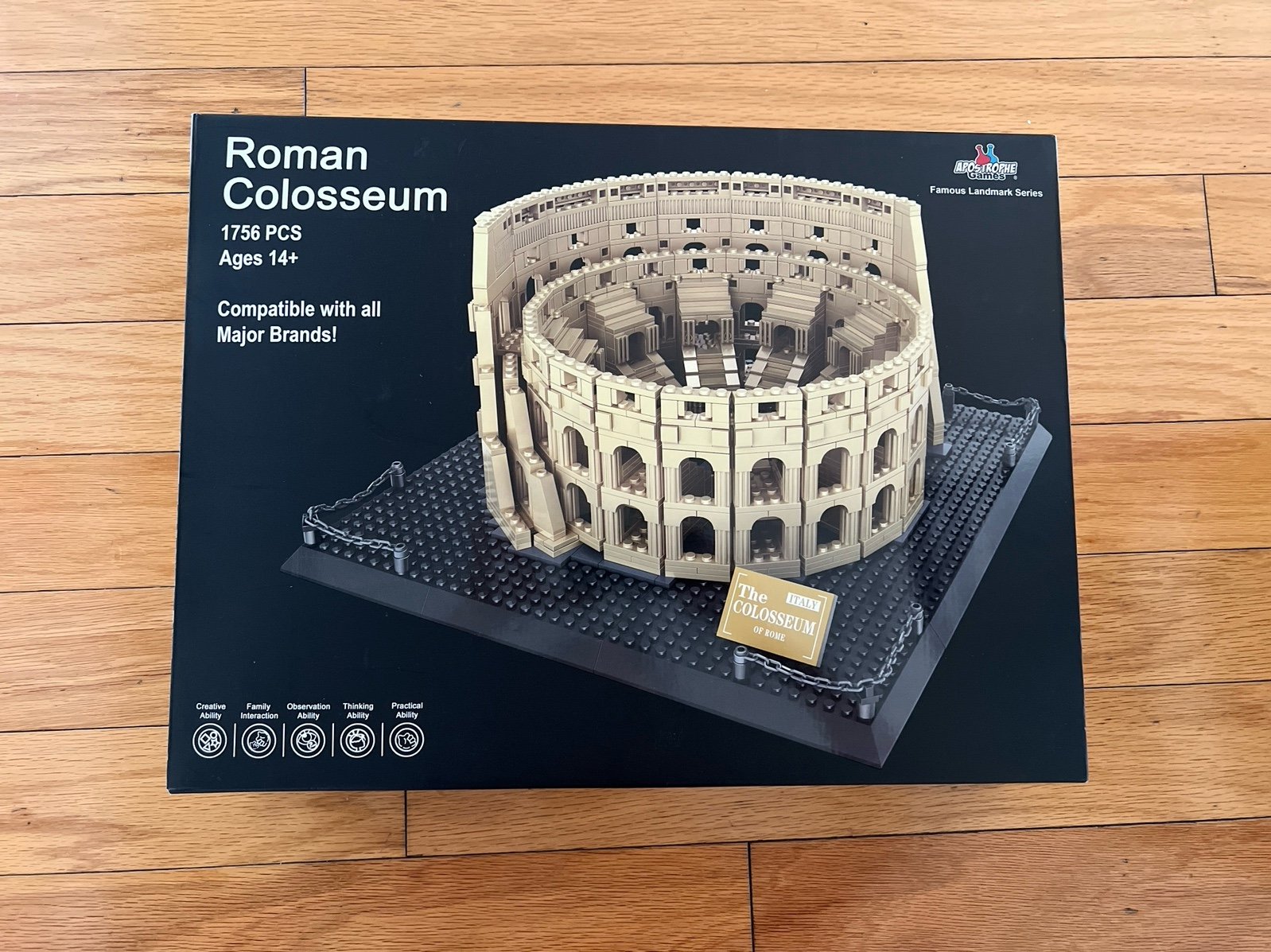 Roman Colosseum bricks