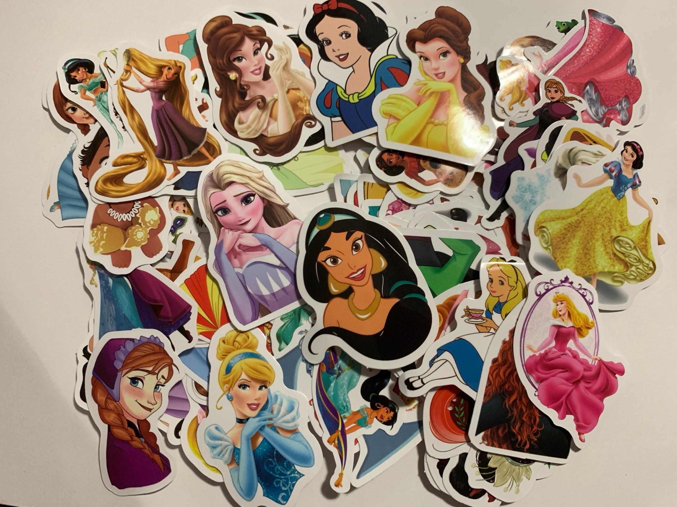 Disney Princesses Stickers 100 Different Pieces