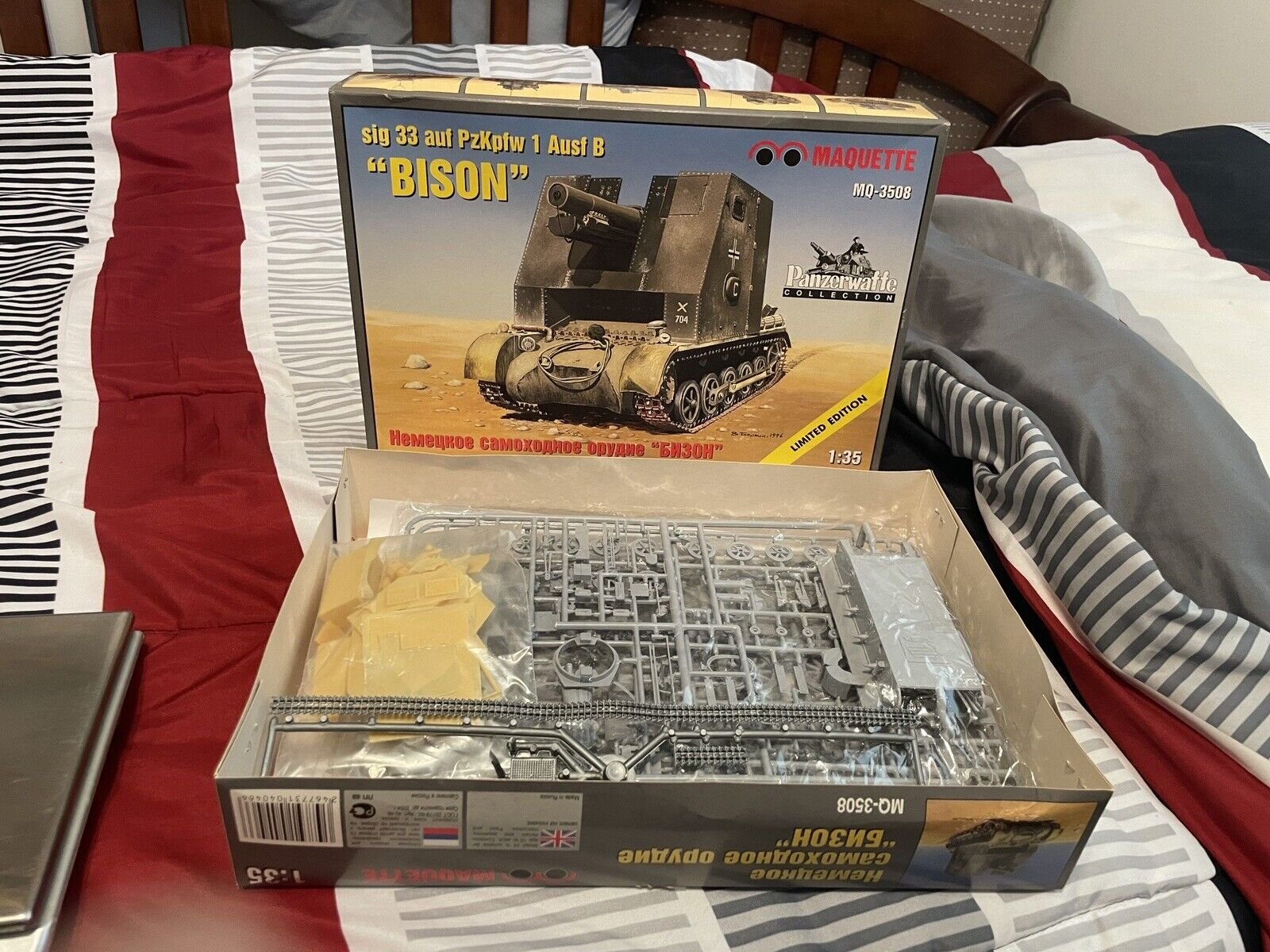 RARE-Maquette sig 33 auf PzKpfw 1 Ausf B BISON Rolling Gun Panzerwaffe Model Kit