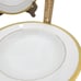 Set 2x Charter Club Grand Buffet Gold Rimmed Soup Bowl Fine China Replacement 9