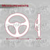 Black Suede 6-Holes 3-Spoke NRG 330MM RST-033BK-S 13 Steering Wheel