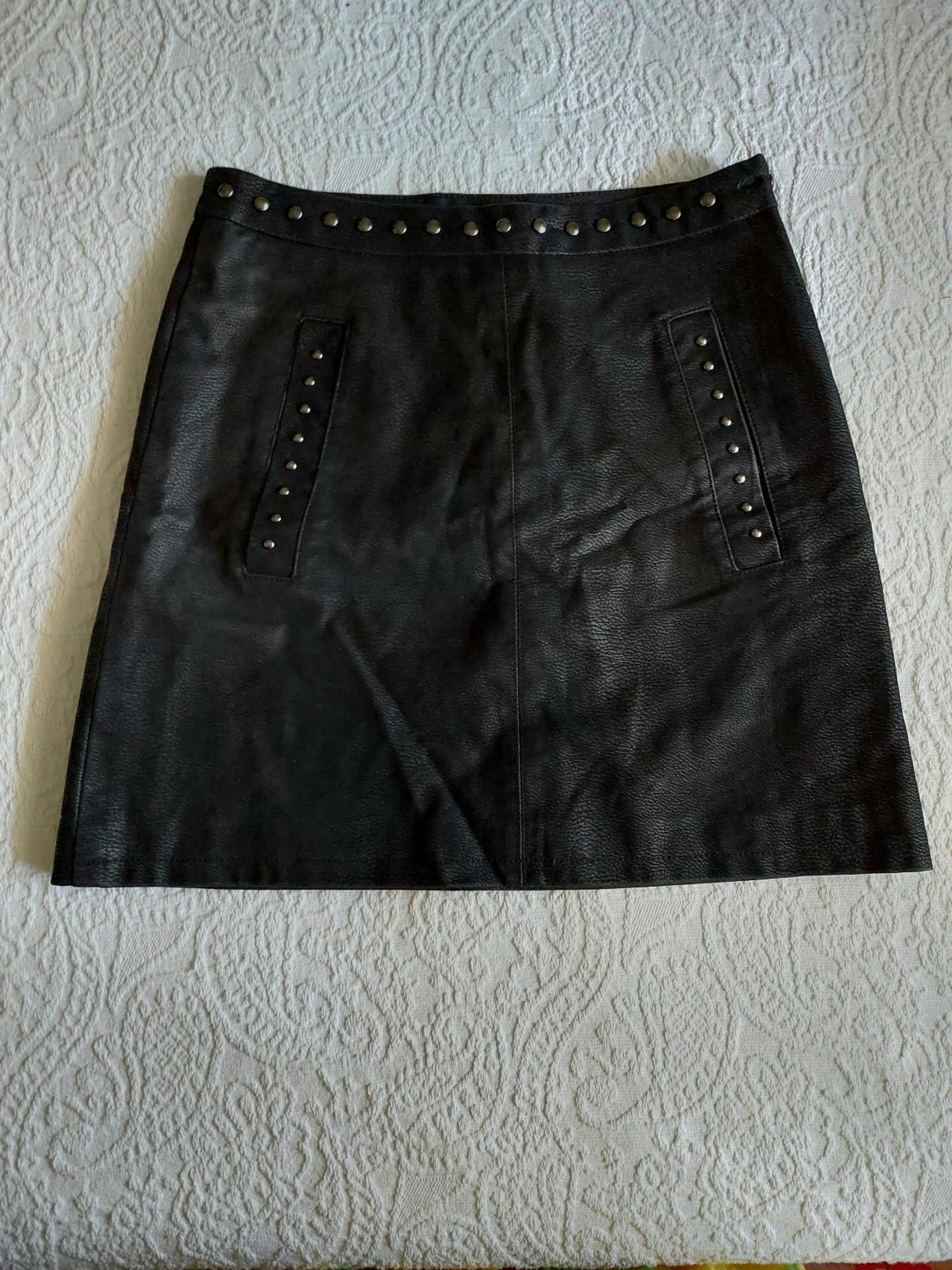 NORDSTROM "BP"SOFT VEGAN SUEDE MINI SKIRT