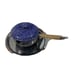 Boundary Waters - Cast Iron Blue Speckle Enamel 2 qt. Pot - Wooden Handle & Lid