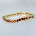 14K Gold 2ct Red Ruby Womens Gemstone Tennis Bracelet Ladies 7 inch New Jewelry
