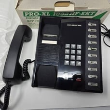ASUZI PRO-XL 1032 HF-EKT HANDS FREE ELECTRONIC KEY TELEPHONE BLACK NOS VINTAGE