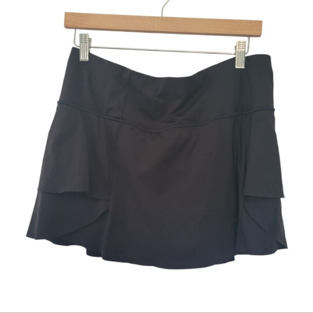 Athleta Momentum Tennis Skort Black Size Medium Athletic