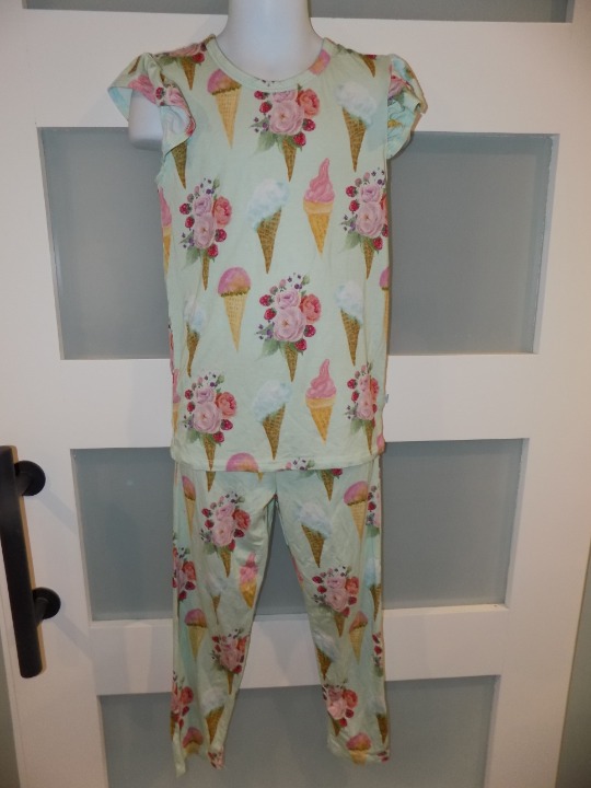 POSH PEANUT SOPHIA RUFFLED SLEEVE PANTS SET SIZE 6T GIRL'S