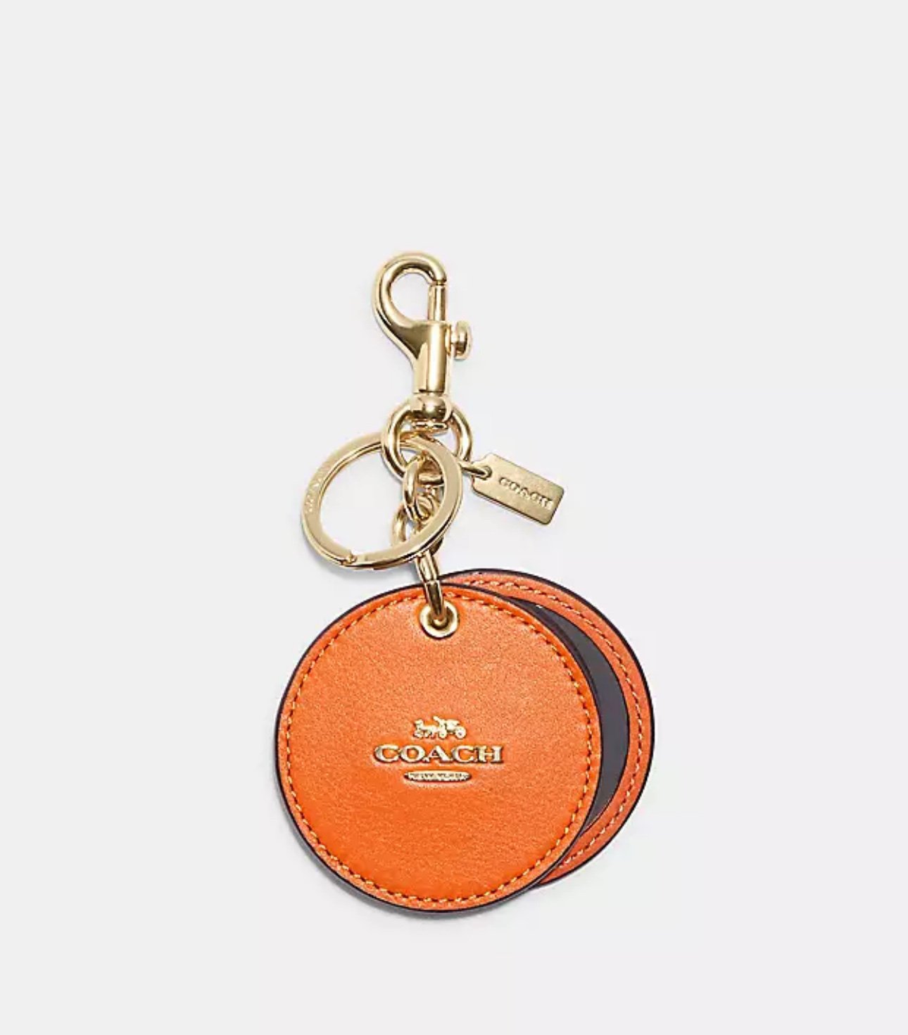 Coach mirror bag charm