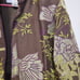 Vtg 90s Victor Costa Med. Coat & Sz4 Pant Sz4 Women's Brown Floral Embroidered