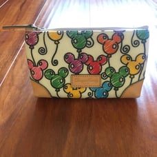 Disney Dooney and Bourke Mickey Balloons small cosmetic bag pouch