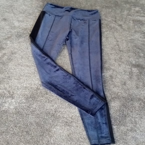 Alala velvet leggings with side stripe