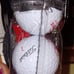 3 Titleist DT SoLo Golf balls, 6 tees, & Mini Golf Bag
