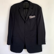 Hugo Boss Baker Jazz 100% Virgin Wool Suit Jacket in Black