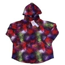 LuLaRoe Womens Hoodie Size 2XL Amber Tie Dye Leggings Material Sweatshirt 2X NWT