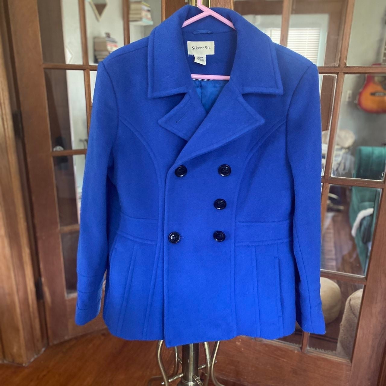 st john's bay peacoat women's