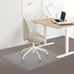 Office Chair Mat for Carpets, 30 x 48 Transparent Computer Desk Chair Mat for L