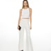 Torn by Ronny kobo ivory wide leg cargo pants
