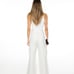 Torn by Ronny kobo ivory wide leg cargo pants