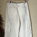 Torn by Ronny kobo ivory wide leg cargo pants