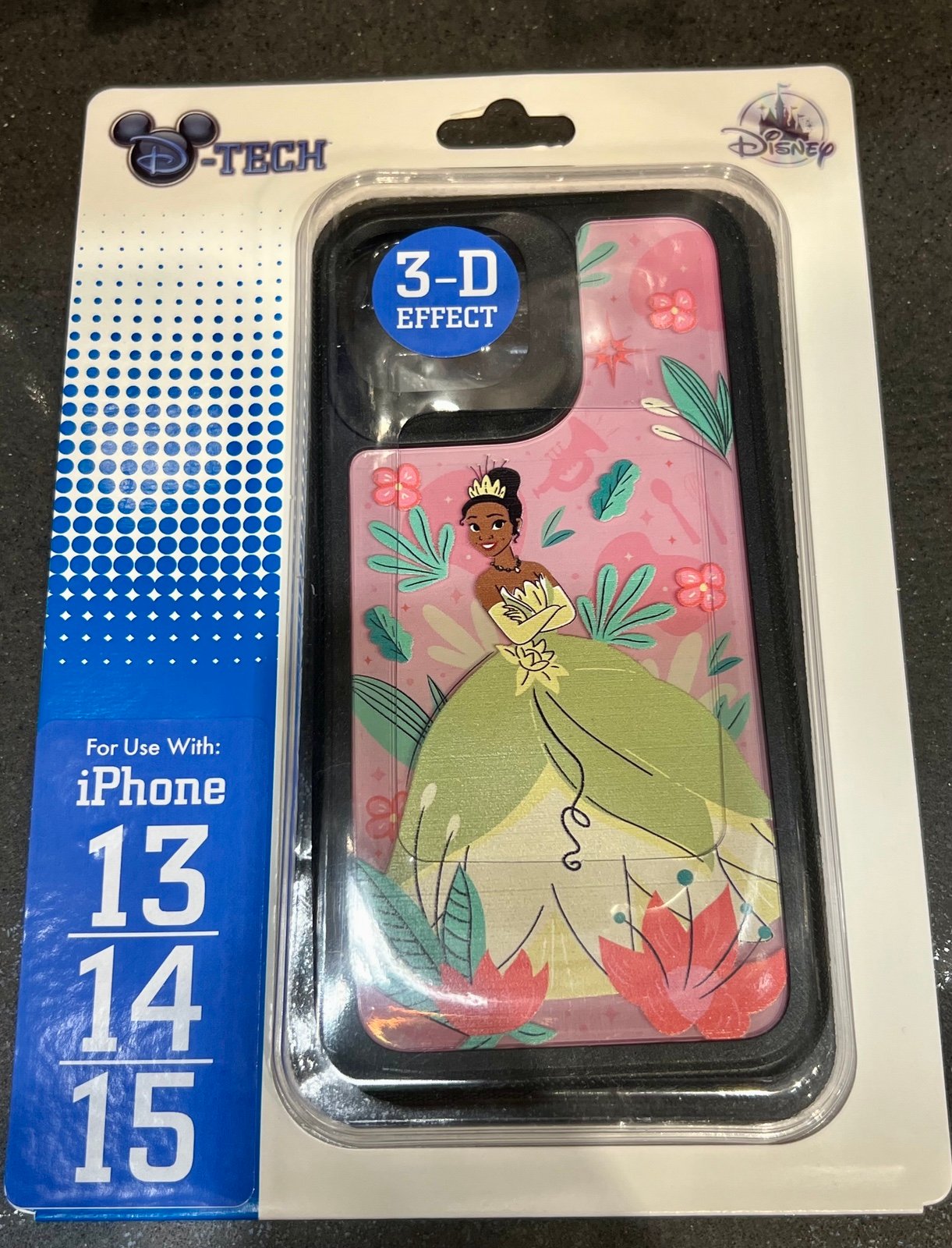 Disney Parks Princess Tiana Floral iPhone 13/iPhone 14/iPhone 15 Case New