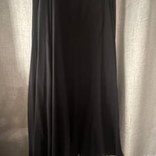 Carlisle black silk pleated palazzo dress pants. Silk. Size 16 xl