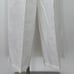 Caroline Rose Linen Wide-Leg Ankle Pants White Semi-Sheer Made in USA Size L