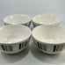 Lot of 4 Food Network Stoneware Caprino Mosaic Tiles Bowls