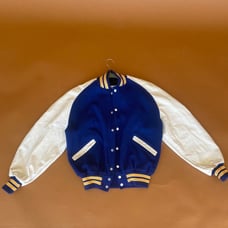 Real Leather Premium Varsity Letterman Jacket [SizeL]