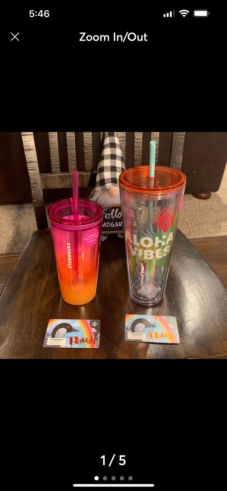 Starbucks HAWAIII ALOHA EXCLUSIVE Tumbler Set Hard To Find