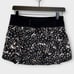 LULULEMON Star Crush Pace Rival Skirt Skort Size 4 Black Geo Running Activewear