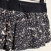 LULULEMON Star Crush Pace Rival Skirt Skort Size 4 Black Geo Running Activewear