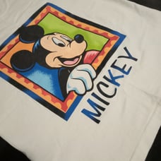 Vintage Mickey Mouse kids sleeveless shirt for girl or boy