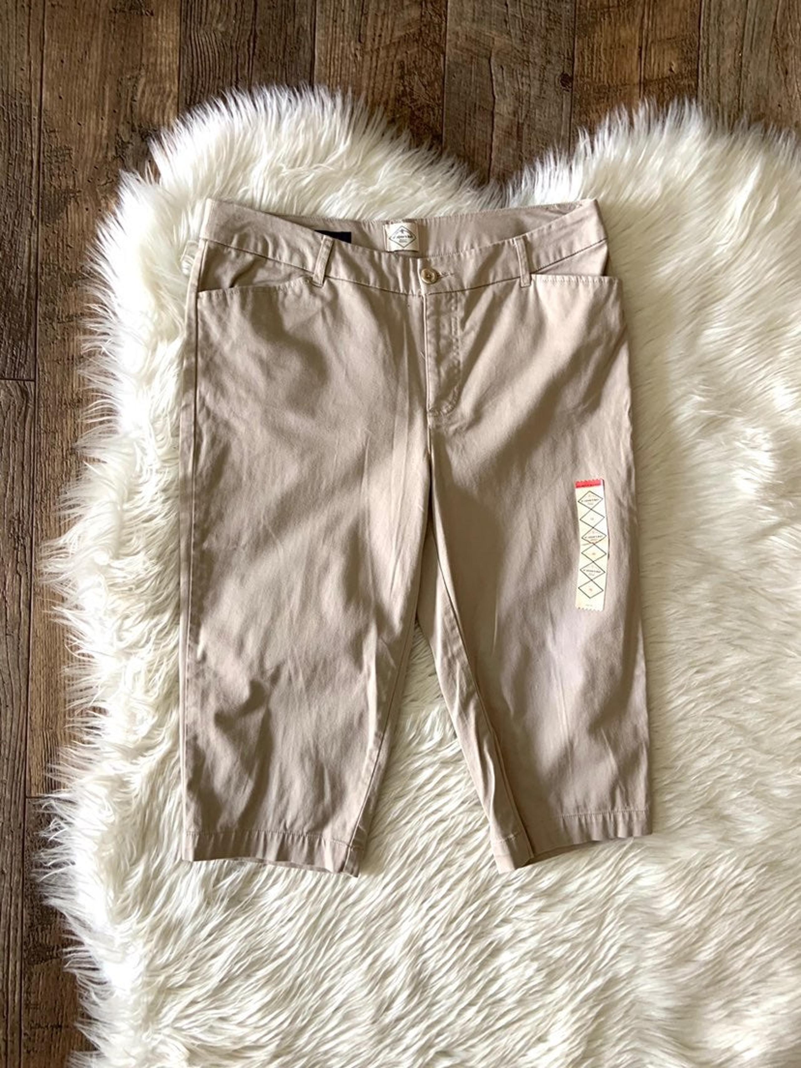 St Johns Bay Capri Crop Pants Sz 16