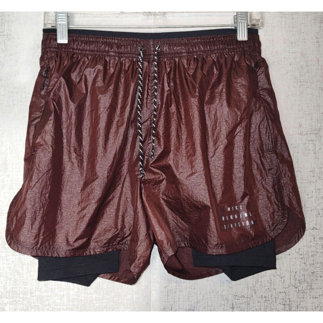 Nike Men's 2-in-1 Running Division Repel Shorts Sz S