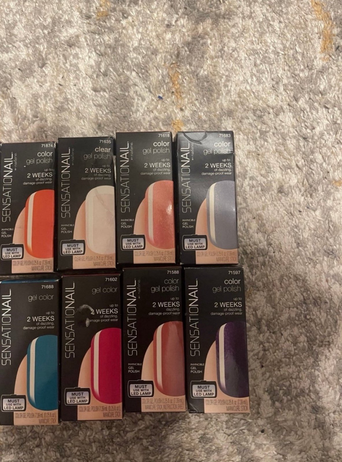 8 sensationail gel nail polish