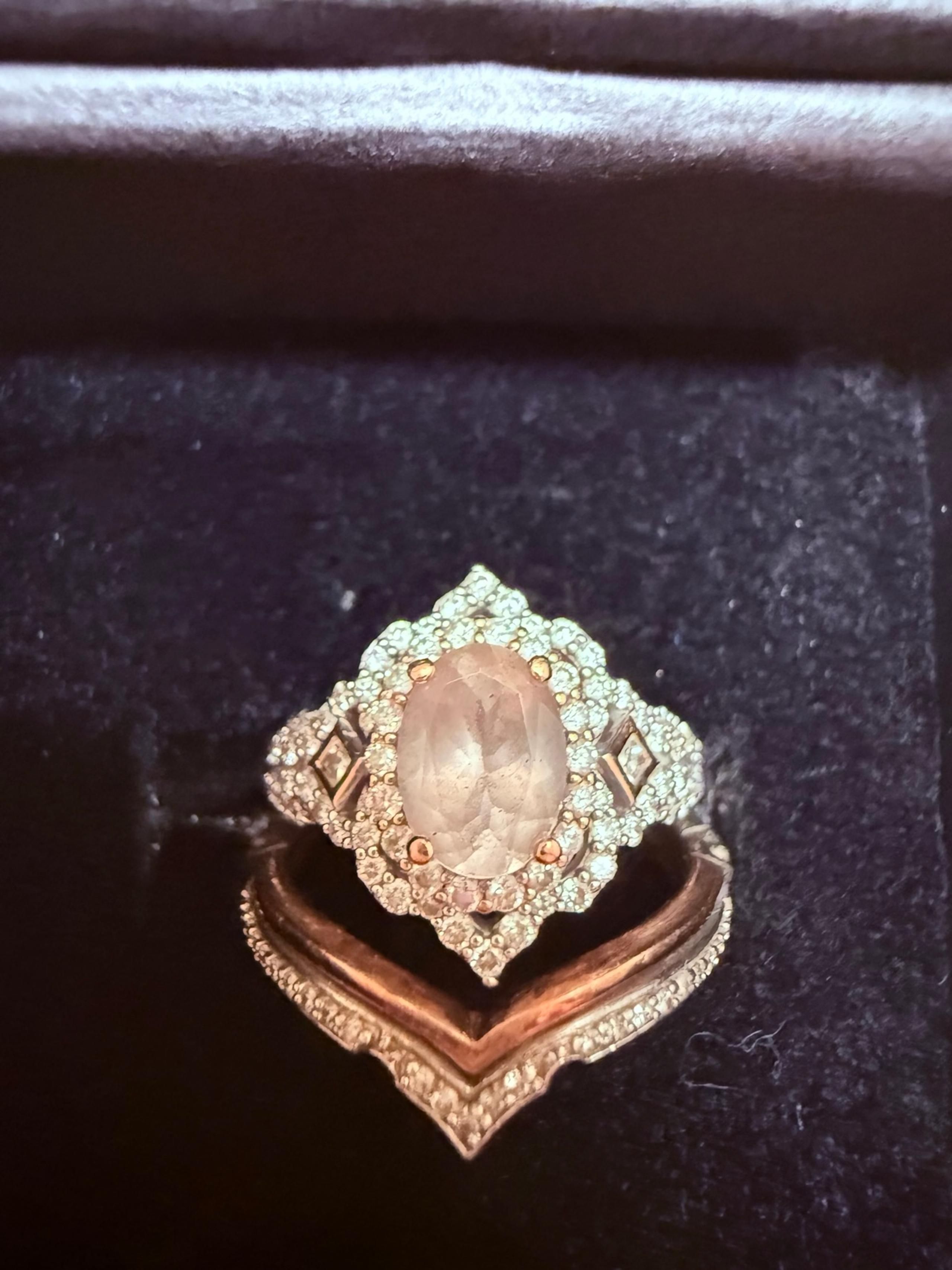 Enchanted Disney Engagement ring with wedding band!