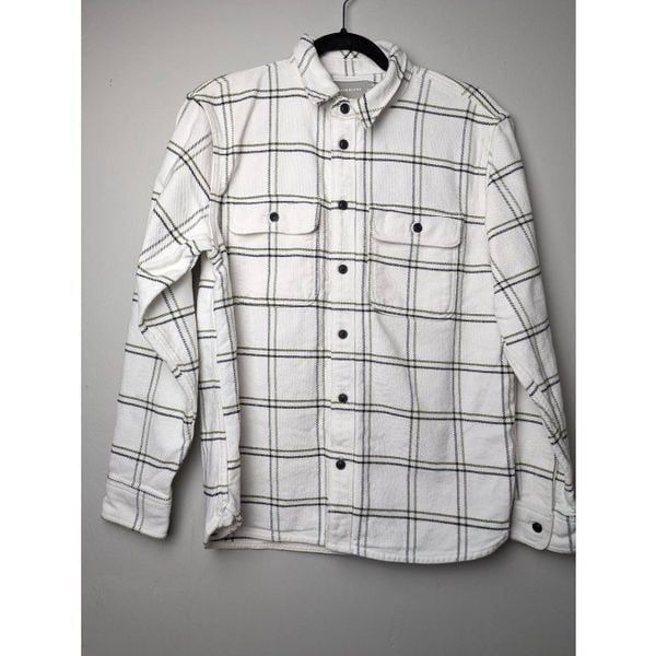 Everlane men's heavyweight button down over shirt Medium