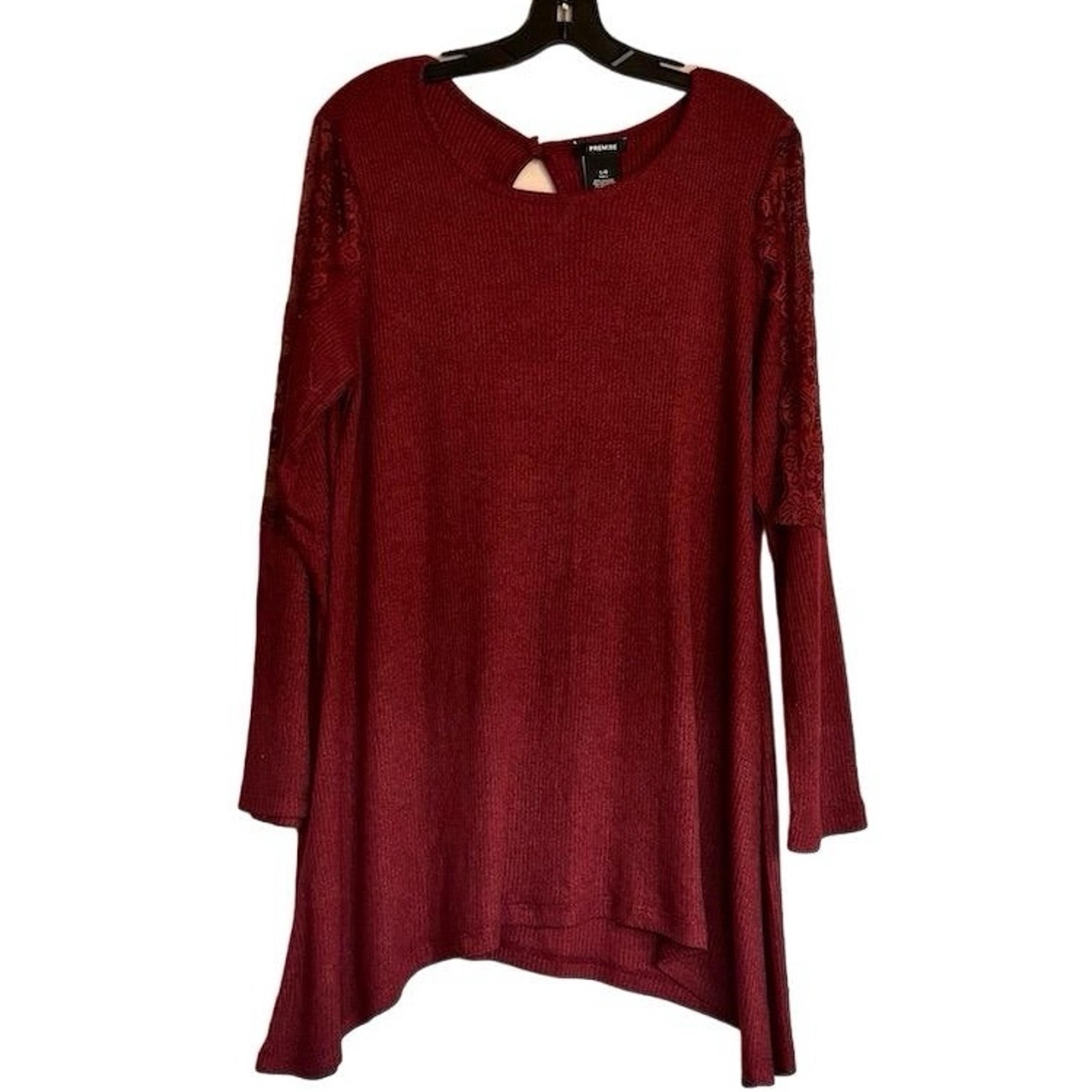 Premise Women's Red Blouse in size L offers a perfect blend of style