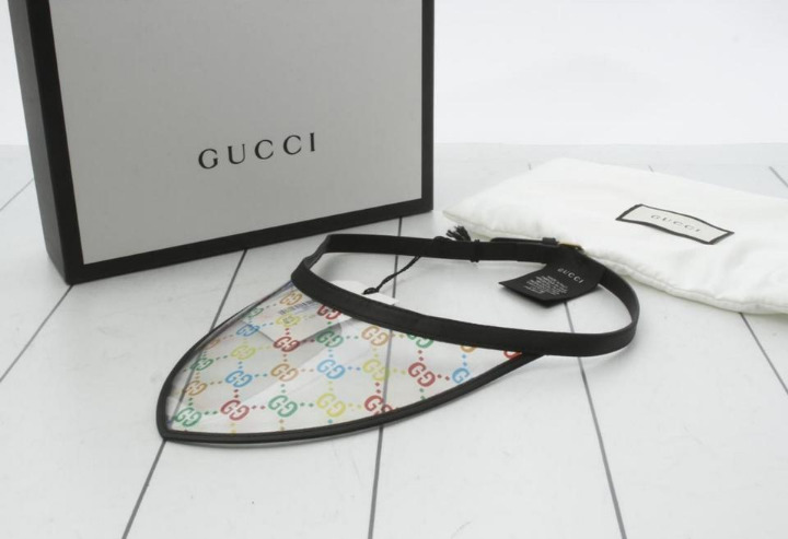 Gucci Monogram Multicolor Clear Sun Viso