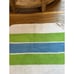 Vintage 1970s Yves Saint Laurent Fieldcrest Washcloth Blue and Green