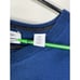 Calvin Klein Mens The Extra Fine Merino Sweater Size M V-Neck Blue Preppy