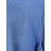Calvin Klein Mens The Extra Fine Merino Sweater Size M V-Neck Blue Preppy